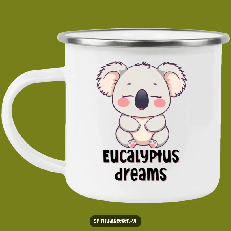 Funny Koala Zen Camping Mug: Contentment in the Great Outdoors