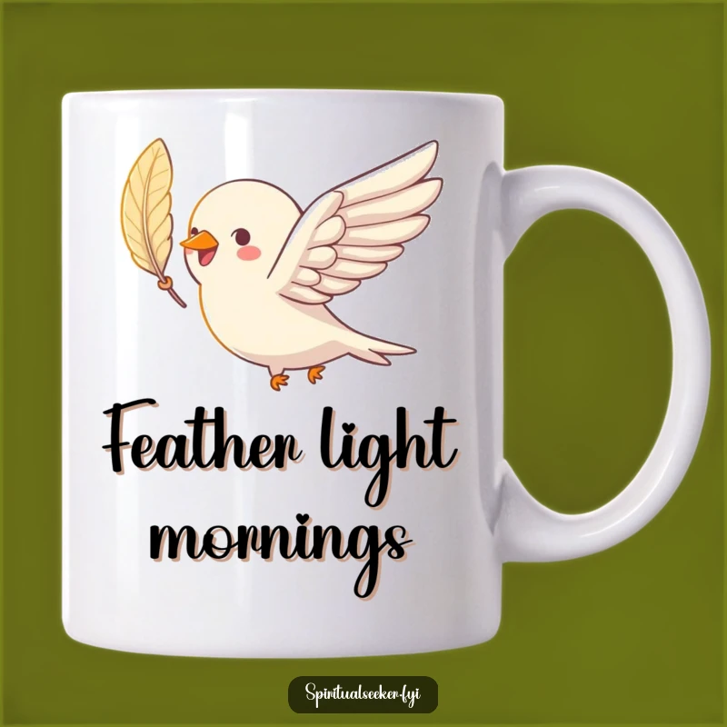 Funny Bird Feather Mug: Soaring High with Hilarious Style and Gift Potential