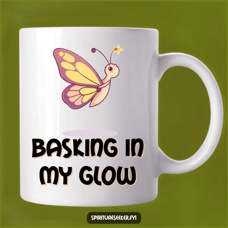 Funny Butterfly Mug: Dancing Light Admirer, a Whimsical Gift for Dreamers