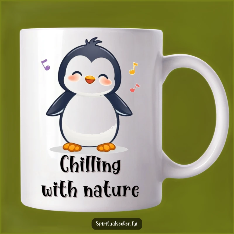 Funny Penguin Mug: Cheerful Nature Lover, a Hilarious Gift for Bird Enthusiasts