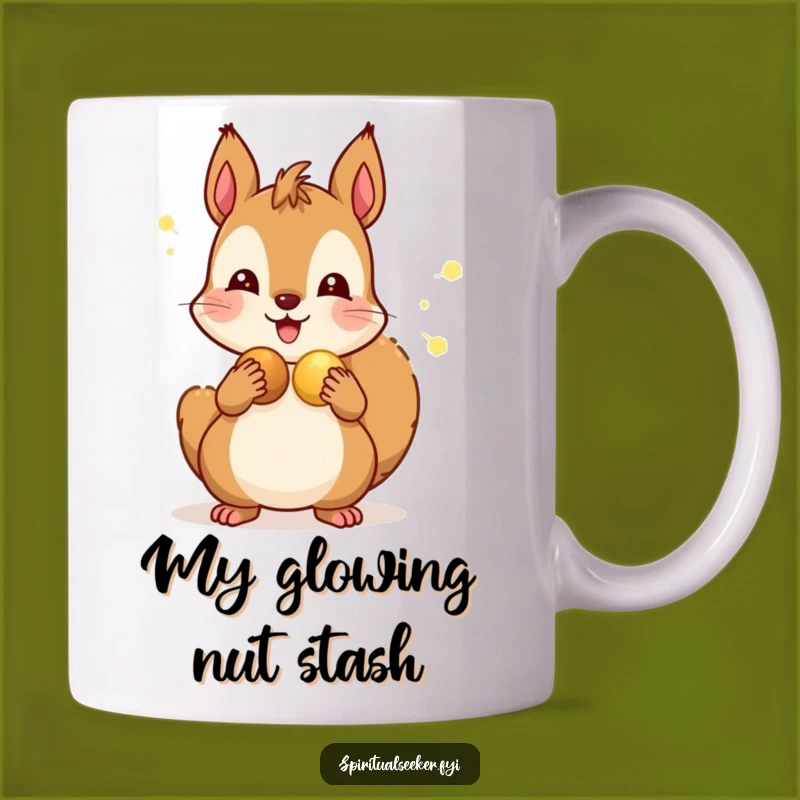Funny Squirrel Friends Mug: Cheerful Glow Nuts Gift for Animal Lovers