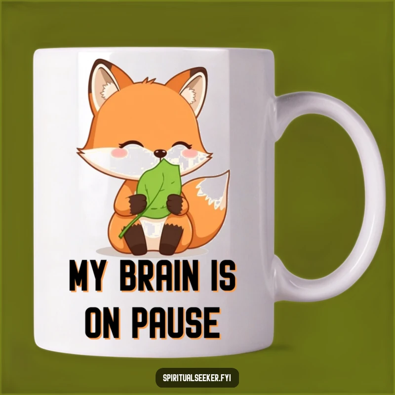 Funny Fox Leaf Mug: A Thoughtful and Peaceful Gift for Nature Lovers