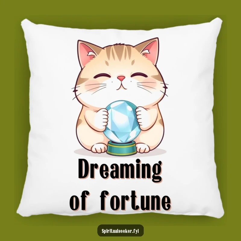 Cozy Funny Cat Balance Pillow: Mystic Dreams and Cat Naps