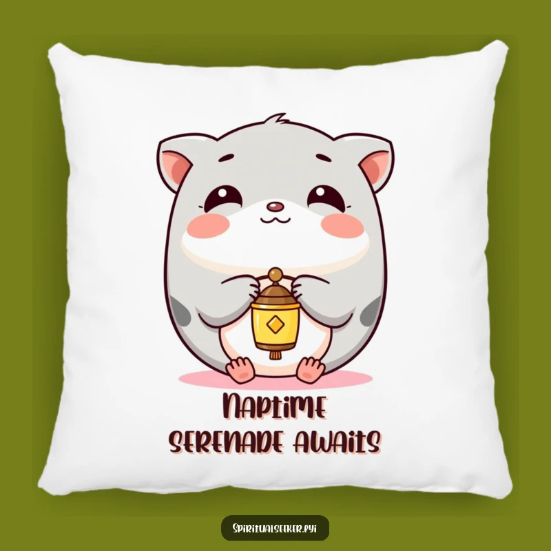 Funny Kawaii Animal Pillow: Serene Chime Comfort, Cozy Funny Gift