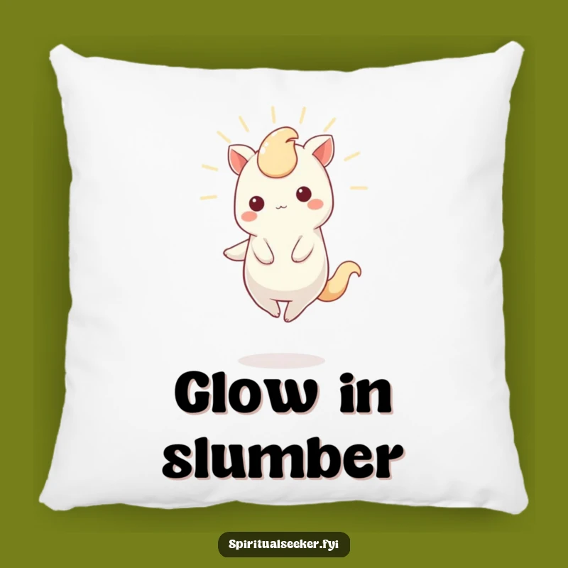 Funny Kawaii Creature Pillow: Glowing Comfort, Soft Funny Gift