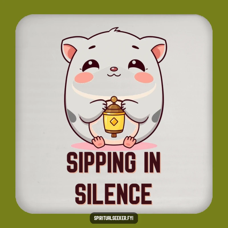Funny Kawaii Animal Coaster: Balanced Chime Protection, Chic Funny Gift