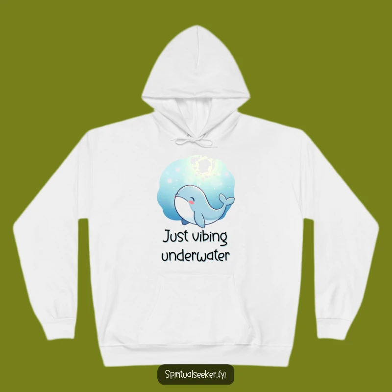 Cozy Funny Whale Hoodie, Magical Glow, Thoughtful Dreamer's Gift