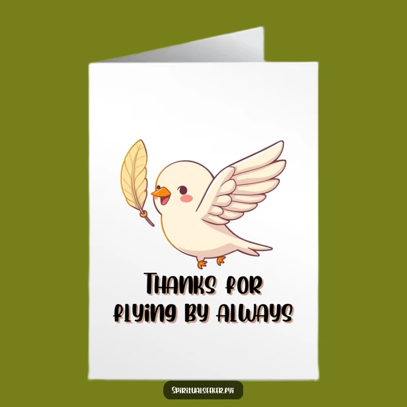 Free Printable Bird Thank You Card: Feather-light Gratitude for a Downloadable Gift