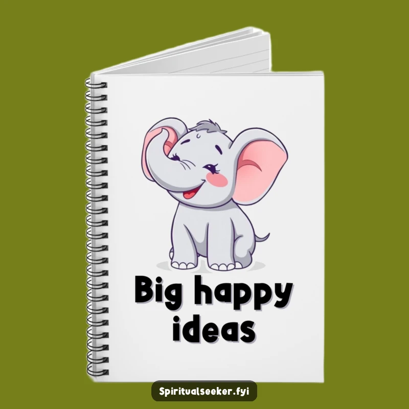 Funny Elephant Joy Notebook: Capture Your Thoughts with Happy Trumpets.