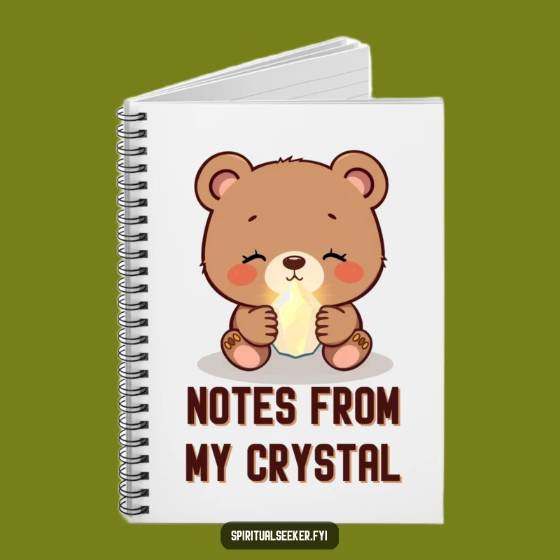 Funny Bear Cub Crystal Notebook: Journal Your Adventures with Hilarious Charm
