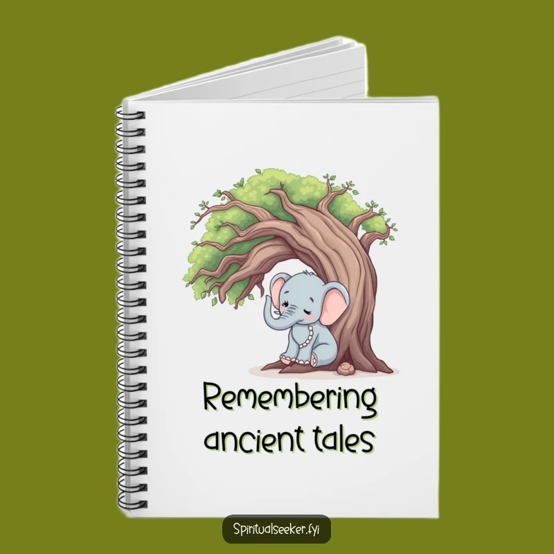 Funny Elephant Tree Hugger Notebook: Journal Your Peace with Gentle Style Gift