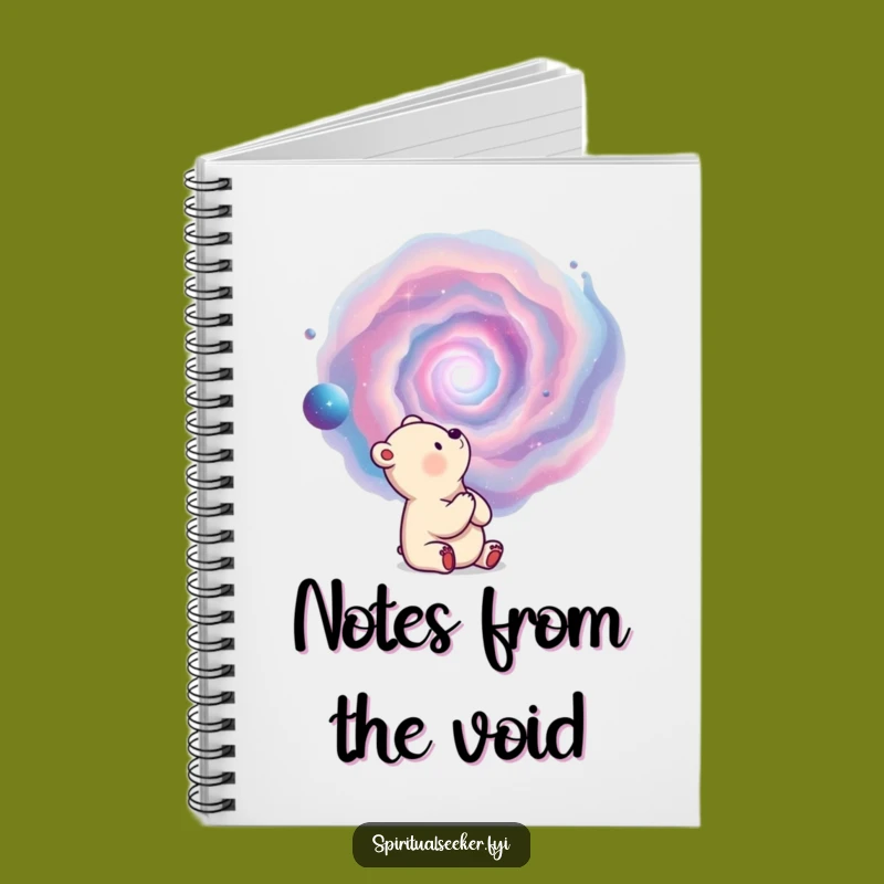 Funny Thoughtful Bear Notebook: Nebula Journal, Hilarious Gift