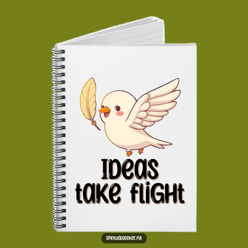 Funny Bird Soaring Feather Notebook: Journal Your Dreams with Hilarious Style