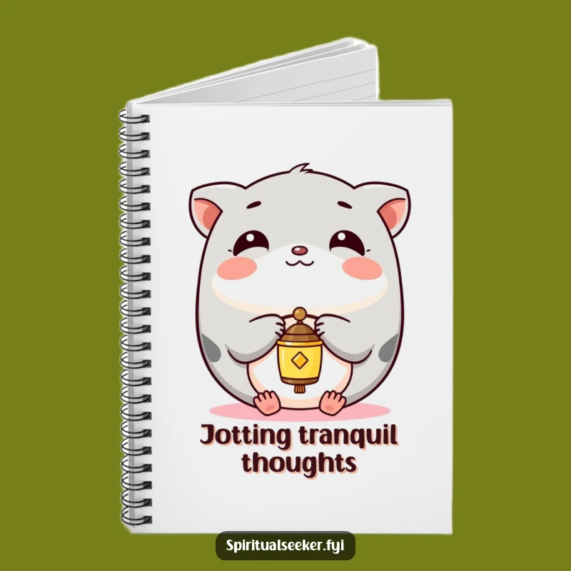 Funny Kawaii Animal Notebook: Serene Thoughts, Perfect Funny Gift