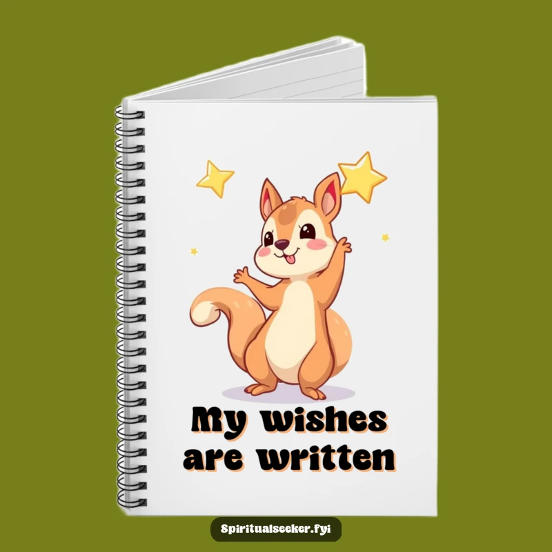 Funny Squirrel Star Notebook: Jot Down Your Dreams, Ideal Funny Gift