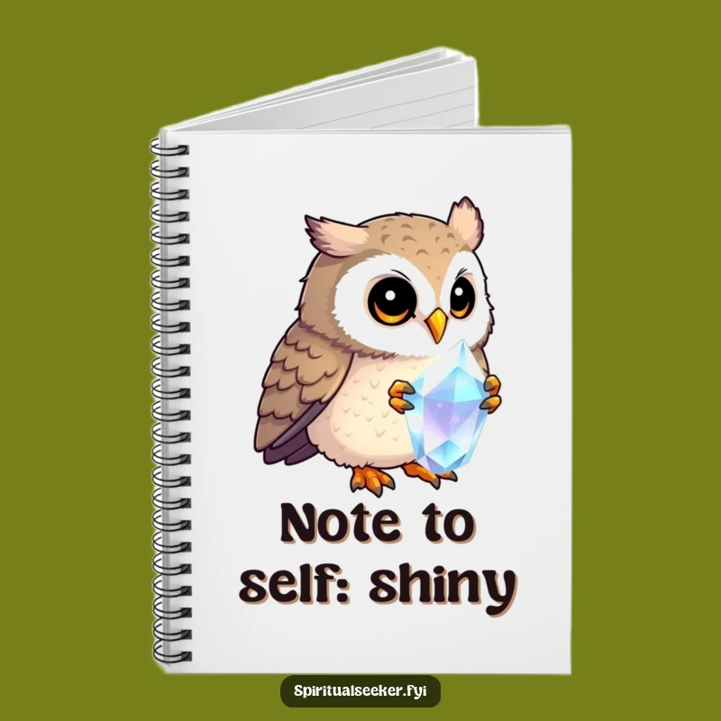 Funny Curious Owl Notebook: Journal Your Mysteries, Awesome Funny Gift!