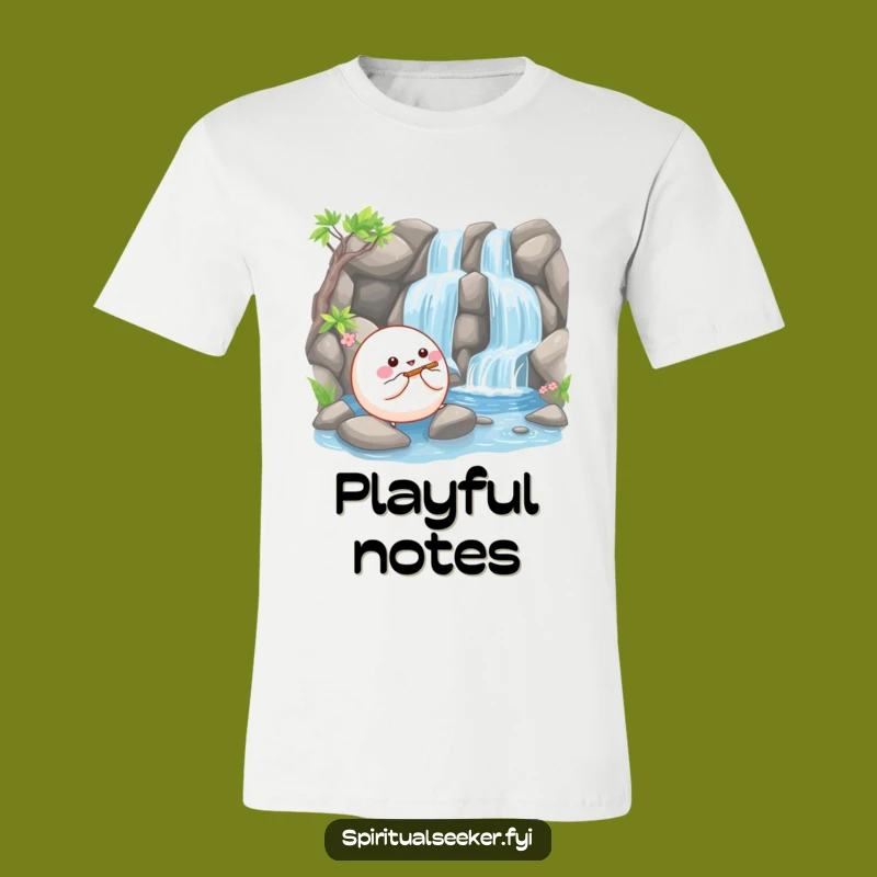 Funny Bouncy Ball Flute T-Shirt - Musical Fun & Relaxed Gift
