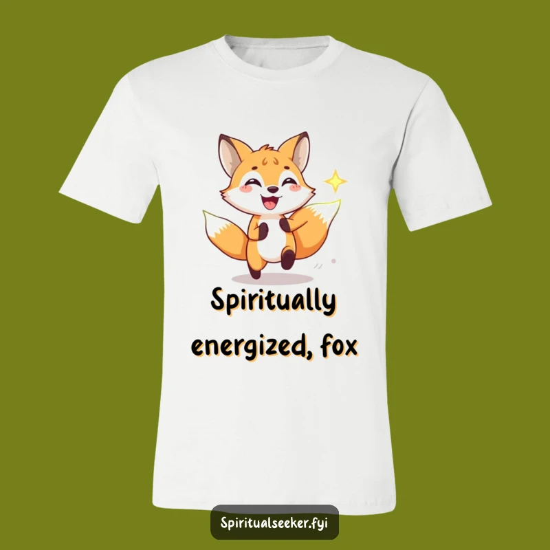 Funny Fox Chasing Spiritual Symbol T-Shirt, a Hilarious Gift for Humor Lovers