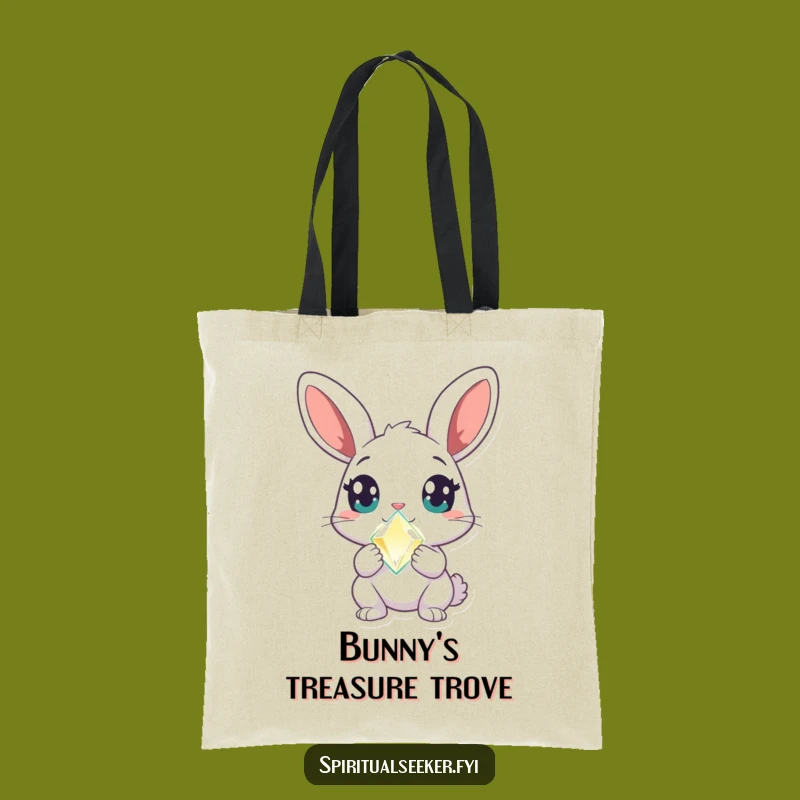 Funny Curious Rabbit Tote Bag: Carry Magic and Wonder, The Perfect Funny Gift