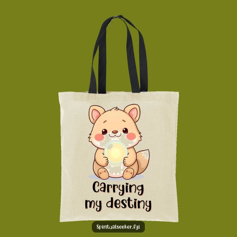 Funny Kawaii Fortune Teller Animal Tote Bag - Carry Your Laughs Magically